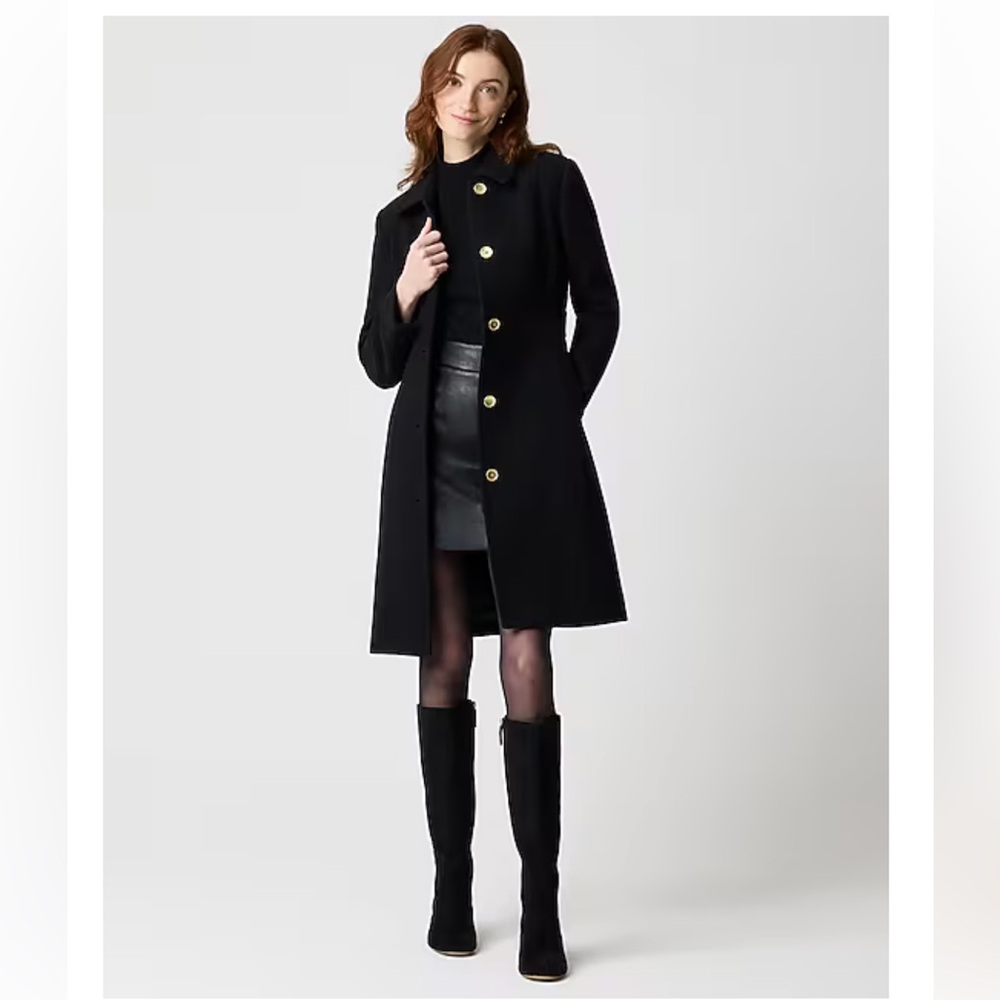 JCrew Elegant Black Women's Coat
